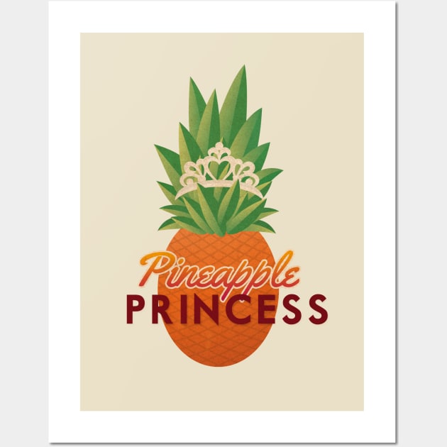 Pineapple Princess Wall Art by Woah_Jonny